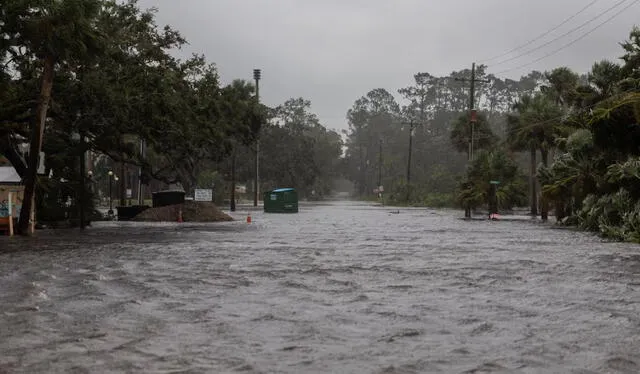 Inundaciones en Florida por el huracán Helene. Foto: NBC   