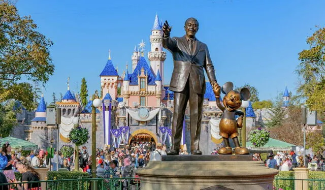 Disneyland es uno de los parques más visitados de California. Foto: Disney   