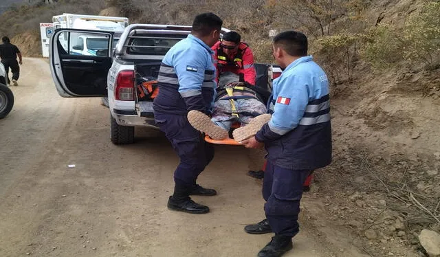  Heridos fueron trasladados a hospital. Foto: difusión    