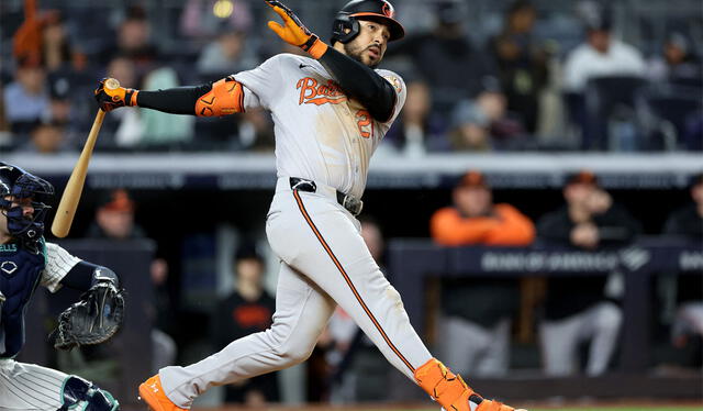 Anthony Santander es "pieza clave" en los Orioles de Baltimore, según Parra Lander. Foto: AFP   