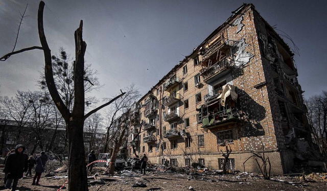 Ruinas de viviendas en Ucrania. Foto: CNN   