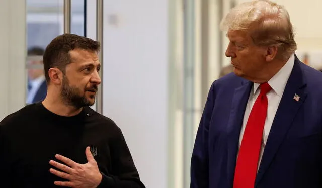 Volodímir Zelenski y Donald Trump. Foto: ABC   