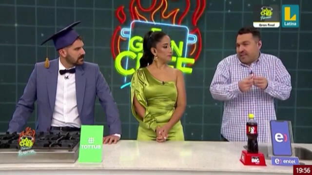 Peláez, Nelly y Giacomo Boccio. Foto: captura/Latina TV   