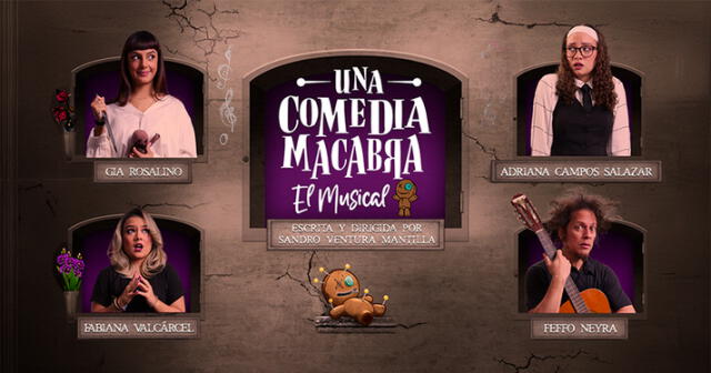  Adriana Campos, participa en la obra musical 'Una comedia macabra'   