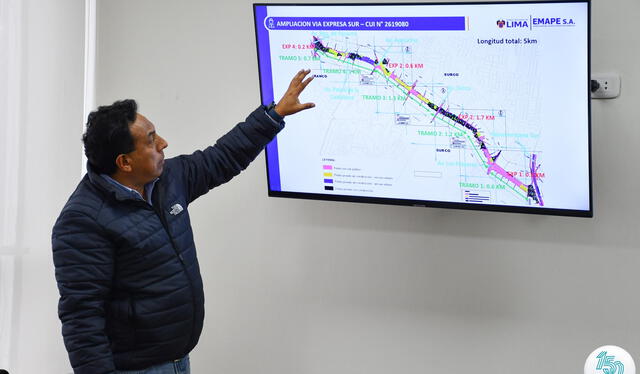  Trazo. Los técnicos identifican las interferencias que hay.    