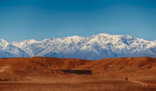  La Cordillera del Atlas es uno de los lugares más llamativos de Marruecos. Foto: Bookatrekking    