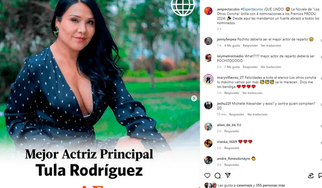 Tula Rodríguez (Los otros Concha) compite contra Emilia Drago (Pituca sin lucas). Foto: Instagram   