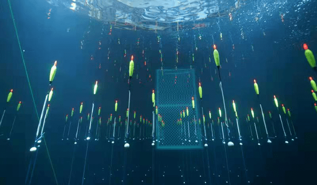  El telescopio de Neutrinos permitirá a los científicos investigar fenómenos cósmicos como el origen de los rayos cósmicos. Foto: TRIDENT   