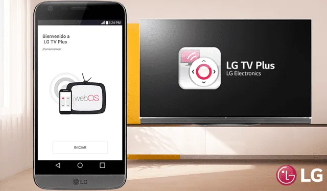 LG TV Plus está disponible para iOS y Android. Foto: LG Blogger.   