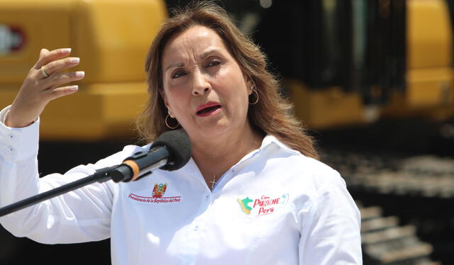 Dina Boluarte, presidenta de la República