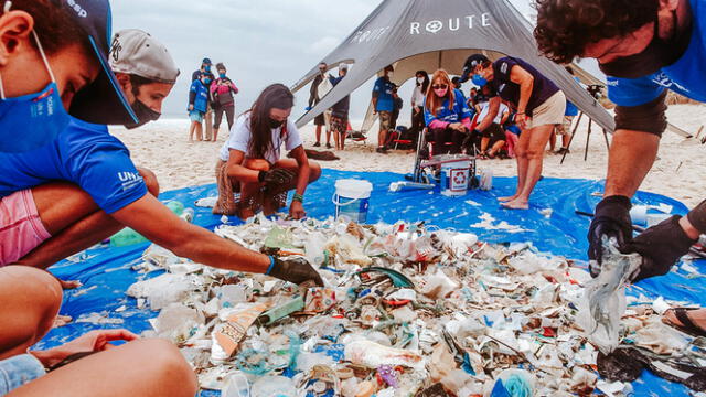 Desde su fundación en 2017, Route Brasil ha liderado diversas campañas de limpieza de playas. Foto: Route Institute 