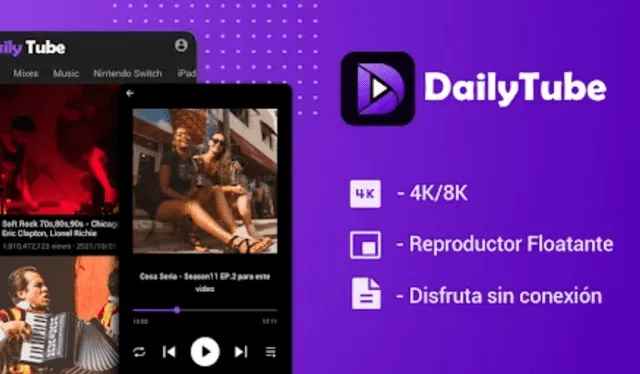  DailyTube es una app popular en Android. Foto: GoogleApps