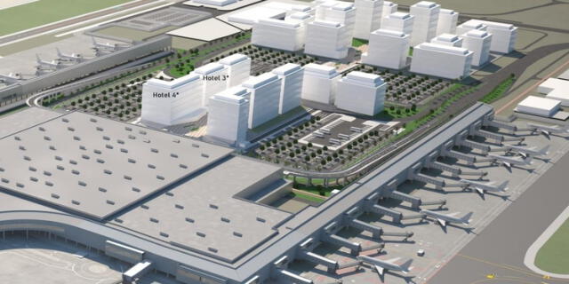 Dentro del proyecto de ampliación del aeropuerto, se desarrollará una ciudad comercial donde se encontrarán hoteles, oficinas, almacenes logísticos y se encontrará en un punto estratégico del&nbsp;Callao&nbsp;que limita con&nbsp;Lima&nbsp;Metropolitana. Foto: Perú Retail   