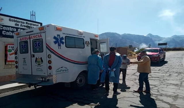  Turista fue llevado a hospital. Foto: Wilder Pari/ La República   