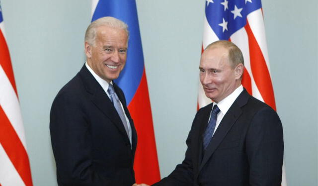 Joe Biden recibió en la casa Blanca a Vladímir Putin en el 2019. Foto: CNN   