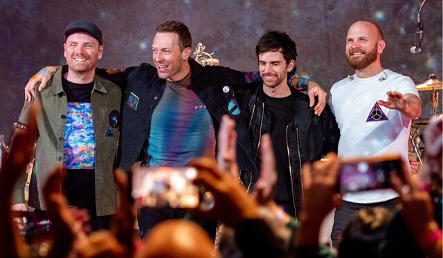 Miembros de la banda Coldplay. Foto: Billboards   