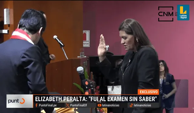 Elizabeth Peralta juramentó como fiscal superior de lavado de activos y pérdida de dominio ante el hoy procesado Guido Aguila   