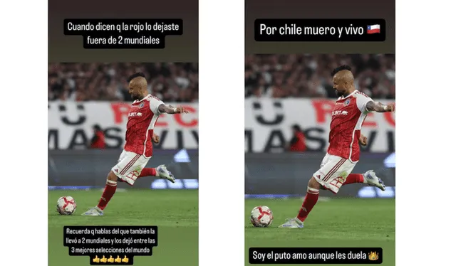  Arturo Vidal y su contundente respuesta hacia sus críticos. Foto: captura    