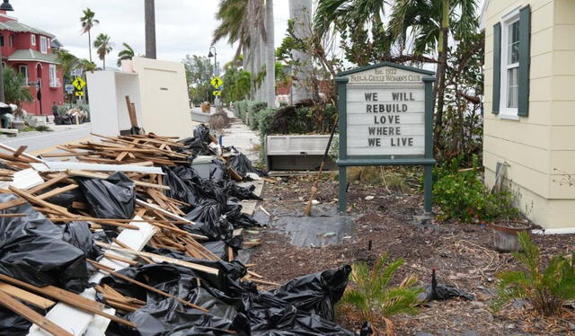 Casas destruidas por los vientos fuertes y por inundaciones. Foto: El diario. es   