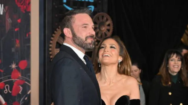 J. Lo y Ben Affleck. Foto: AFP   