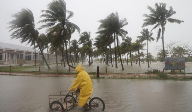 Luvias y tormentas en Florida por el huracán Milton. Foto: BBC   