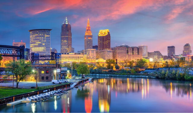 Cleveland, Ohio es una de las ciudades menos riesgosas en desastres naturales. Foto: Ohio Public Energy   