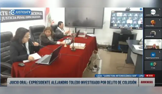 Segundo Juzgado Penal Colegiado prepara la sentencia por el caso de la Interoceánica Sur   