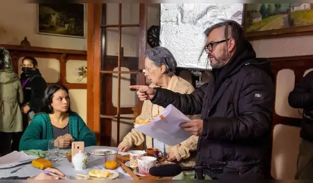  Actriz peruana Cindy Diaz en escena de película chilena 'Análogos'. Foto: difusión    