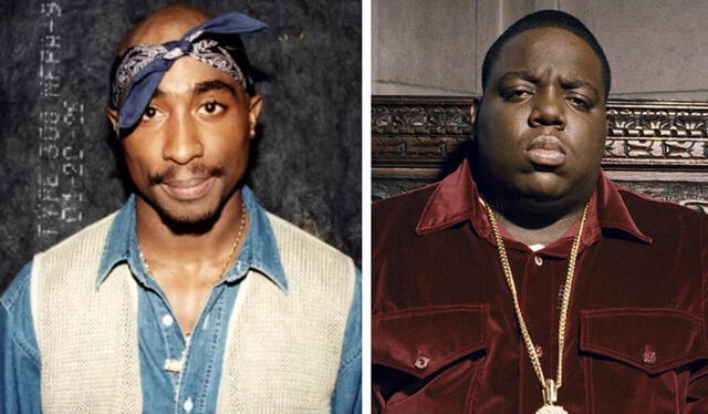 Tupac y The Notorious B.I.G. Foto: Composición LR/ Billboards   