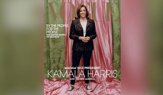 Edición Vogue 2021 con Kamala Harris. Foto: composición LR/ Vogue   