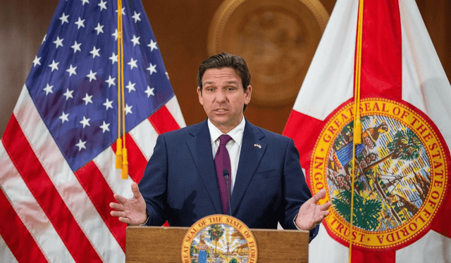  Con esta propuesta, Ron DeSantis plantea mejorar las carreteras congestionadas. Foto: Bradenton Herald   