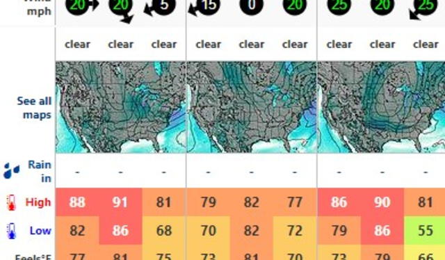  Nueva York se diferencia por su alta humedad, con inviernos fríos y veranos cálidos: Foto: Weather Forecast    