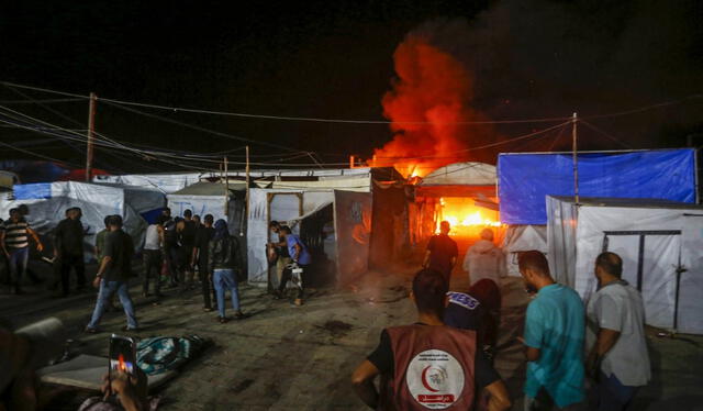 El ejército israelí declaró haber realizado un ataque exacto contra un centro de mando de Hamás. Foto: AFP   