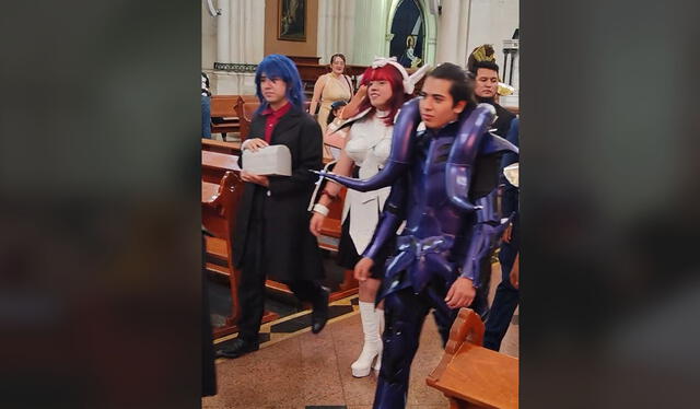 Matrimonio captó la atención de usuarios. Foto: TikTok    