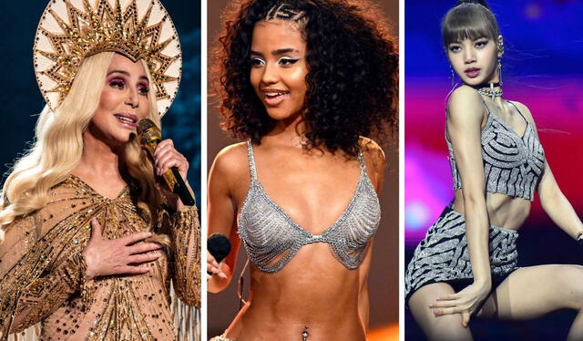 Cher, Tyla y Lisa son las cantantes que se presentarán en el Victoria's Secret Fashion Show 2024. Foto: composición LR/ MTV   