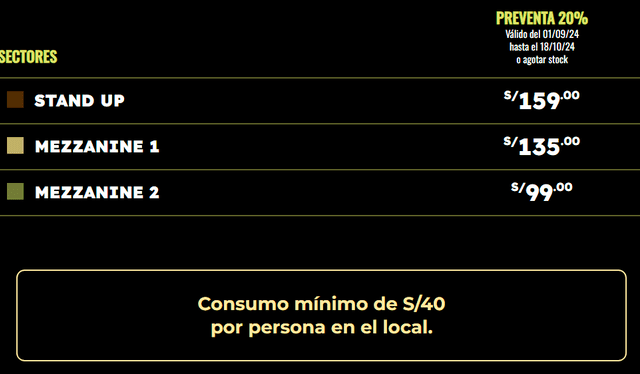 Entradas para el concierto de Maro en Lima. Foto: Teleticket   