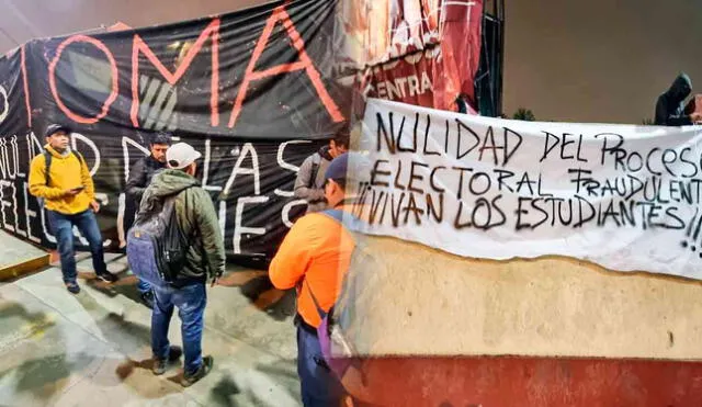 Por la noche hubo enfrentamientos. Estudiantes denunciaron que enviaron 'matones' contra ellos.   