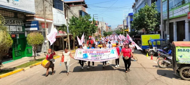  Docentes de Ucayali se sumaron a la huelga indefinida.    