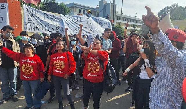 Protesta en San Marcos