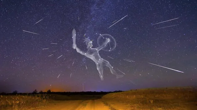 Para ver la lluvia de estrellas Oriónidas se debe ver hacia la constelación de Orión, que se eleva en el este durante las horas posteriores a la medianoche. Foto: StarWalk<br>    