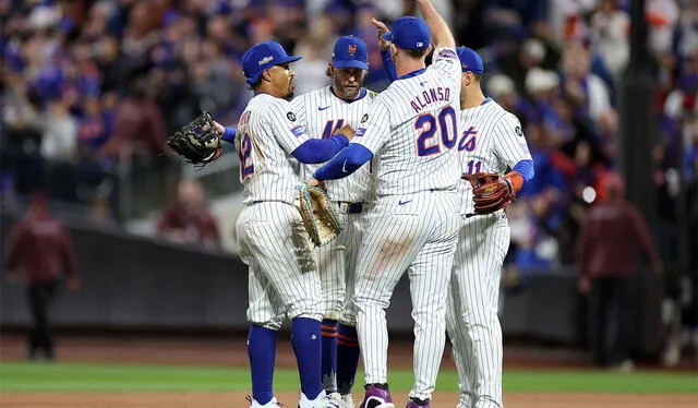 Los New York Mets se impusieron por 12-6 en el juego 5. Foto: AFP   