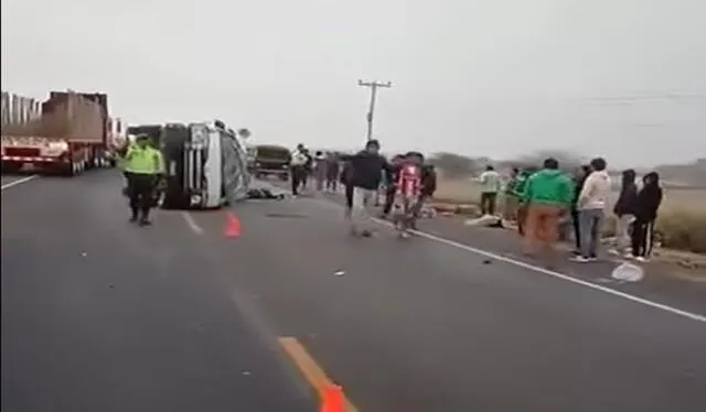  Policía investiga causas del accidente: Foto: Noticias Lambayeque    