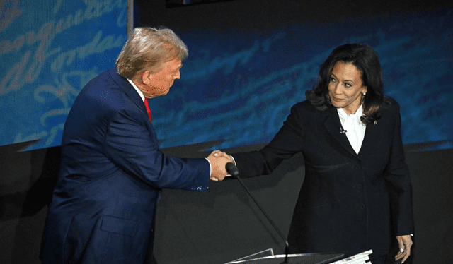  Durante el debate del 10 de setiembre con Kamala Harris, Trump acusó a 'Los Cinco de Central Park' de matar a una persona. Foto: La Vanguardia   