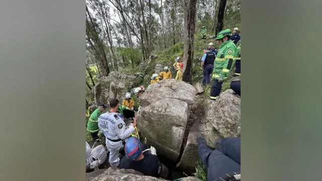  A pesar de las circunstancias, la joven solo sufrió rasguños y moretones leves, lo que resultó ser un desenlace milagroso tras una operación tan arriesgada y prolongada. Foto: NSW Ambulance   