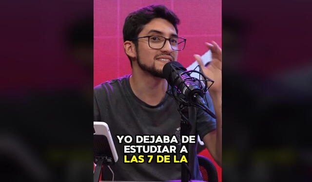 Egresado reveló que sus padres le pedían que no estudie tanto. Foto: @chisme.san.marcos/ TikTok    