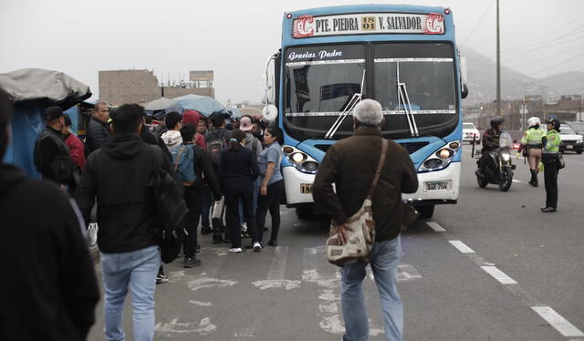 Paro de transportistas de este 23 de octubre. Foto: La República   