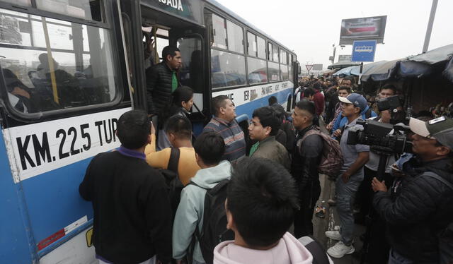 Paro en Lima. Foto: La República   