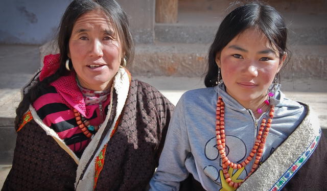 El equipo de científicos estudió a 417 mujeres tibetanas en el Alto Mustang para analizar su éxito reproductivo en condiciones de hipoxia. Foto: Tibet-Photo   