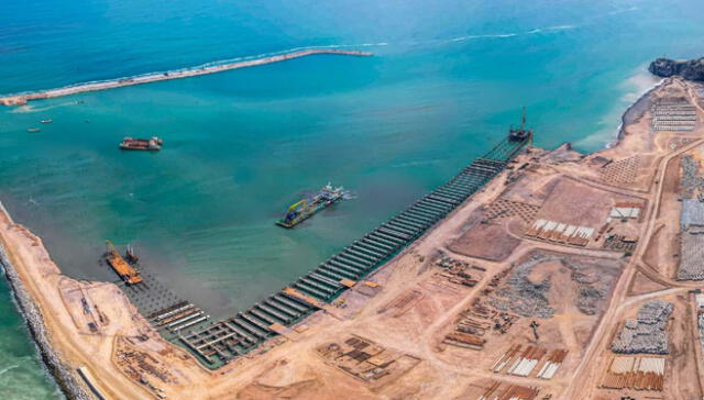 El Puerto de Chancay, uno de los proyectos que busca mejorar el comercio entre Asia y Sudamérica. Foto: Infraestructura Vial   