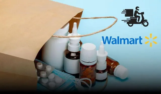 Medicamentos solo serán entregados con receta médica. Foto: Walmart USA    